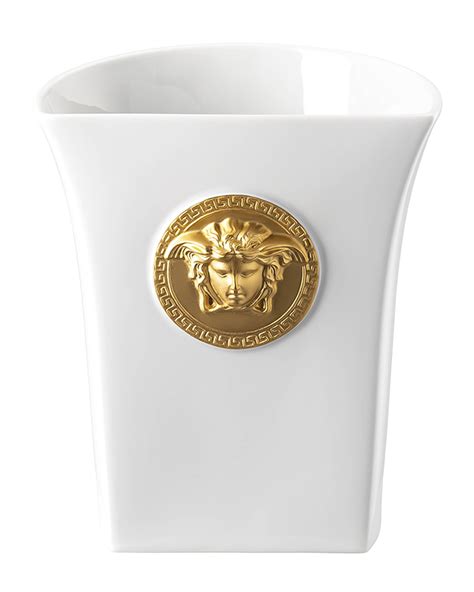 Versace Medusa Madness Vase in White 